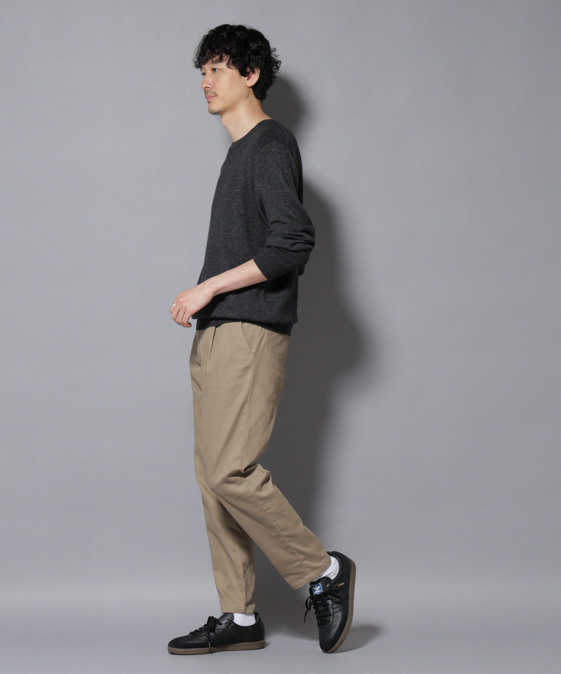 nano･universe「カシミヤミックスクルーネックニット」|ニット・セーター|