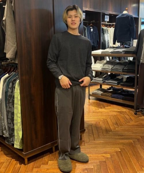 nano･universe「カシミヤミックスクルーネックニット」|ニット・セーター|