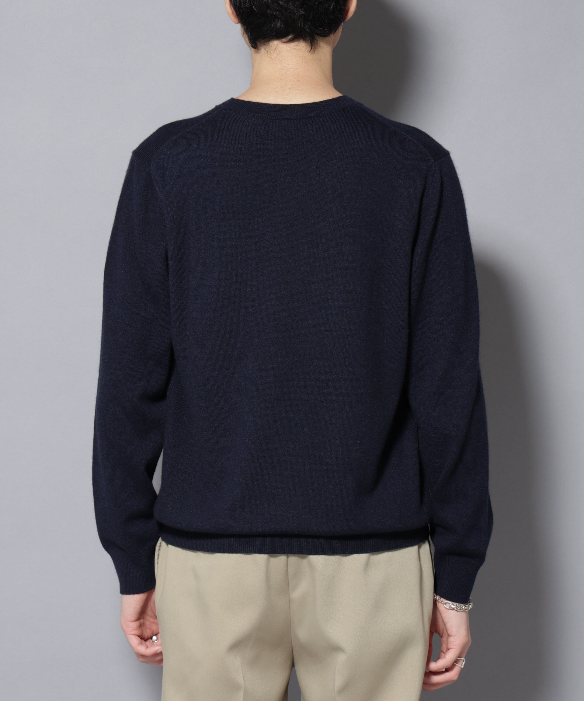 nano･universe「カシミヤミックスクルーネックニット」|ニット・セーター|