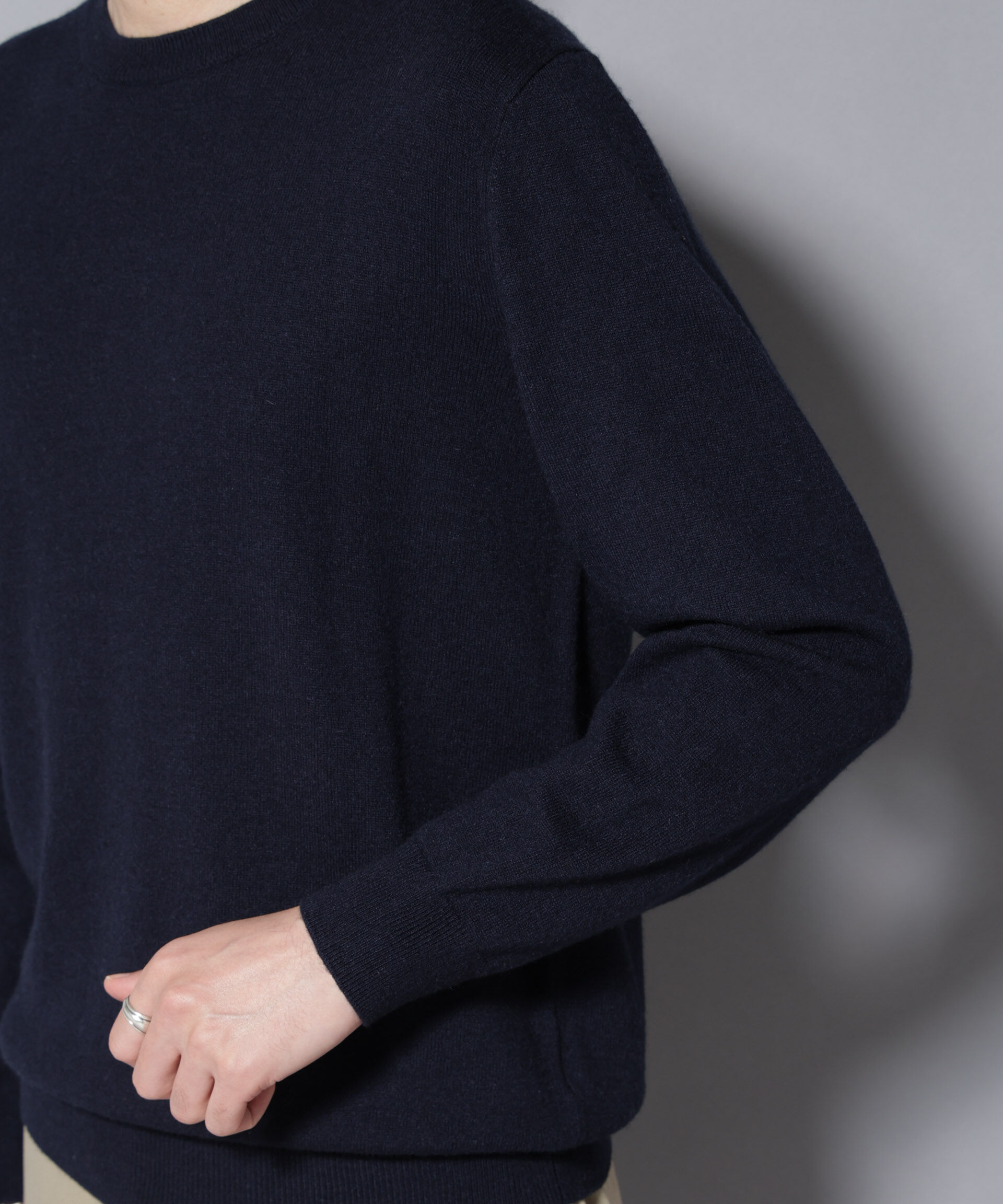 nano･universe「カシミヤミックスクルーネックニット」|ニット・セーター|