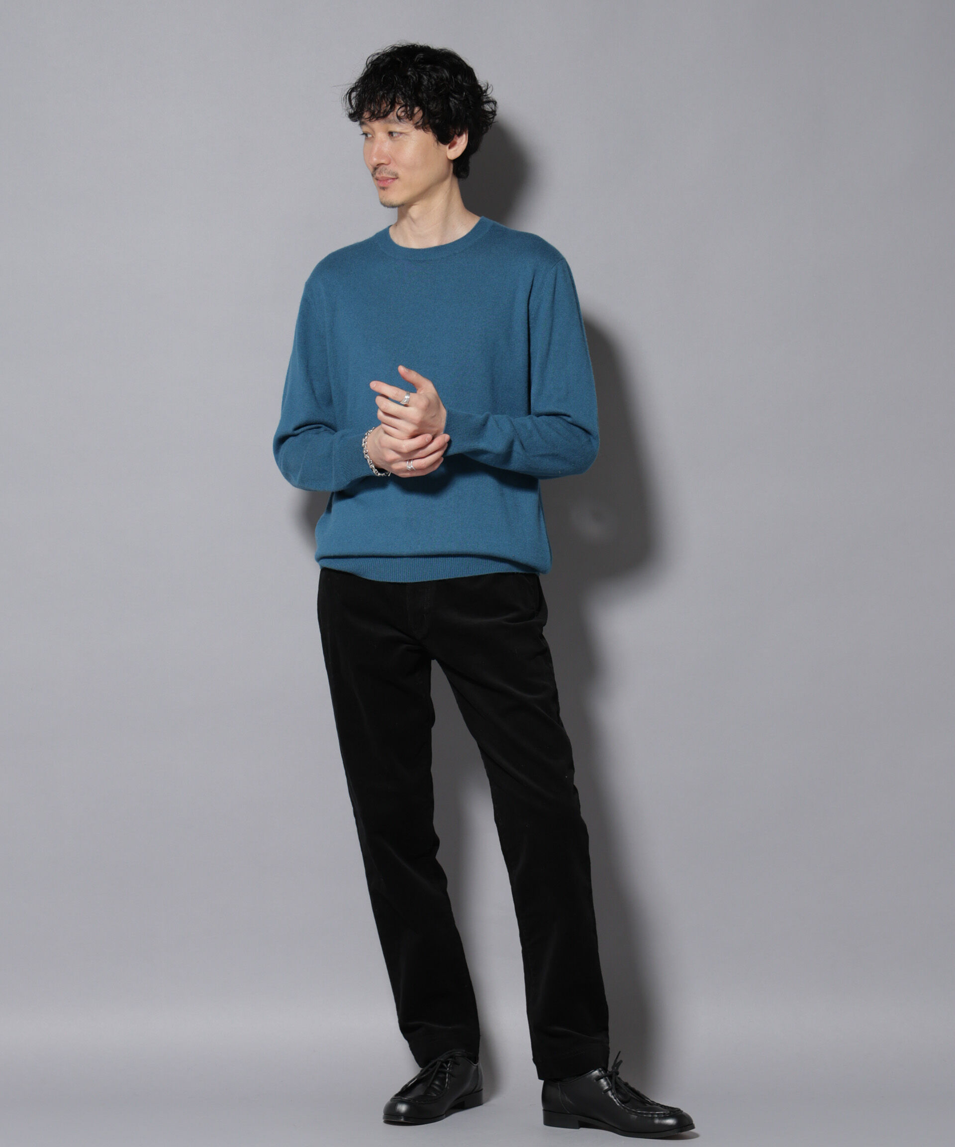 nano･universe「カシミヤミックスクルーネックニット」|ニット・セーター|