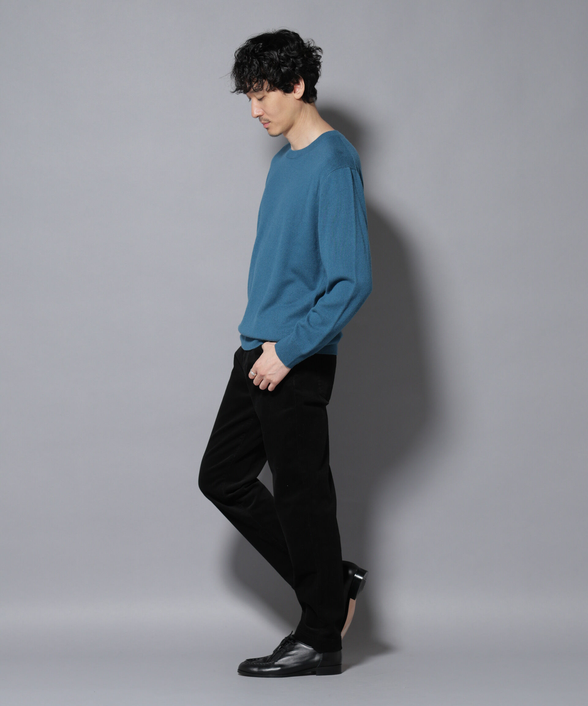 nano･universe「カシミヤミックスクルーネックニット」|ニット・セーター|