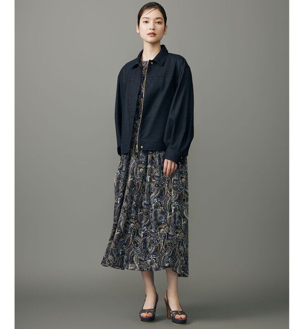 自由区「【SHIHOさん着用】デニムライクツイル ジャケット」|その他|