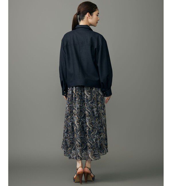 自由区「【SHIHOさん着用】デニムライクツイル ジャケット」|その他|