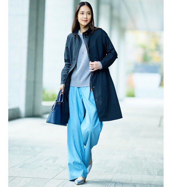 自由区「コットンナイロンタッサースタンドカラー コート」|その他|