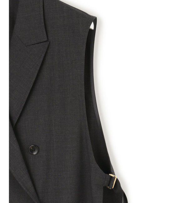 23区「【洗える】TWマットクロス テーラード ジレ」|その他|