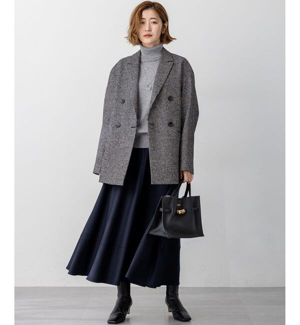 23区「【見上愛さん着用/VERY12月号掲載】ループミックスツイード ダブル ジャコット」|その他|