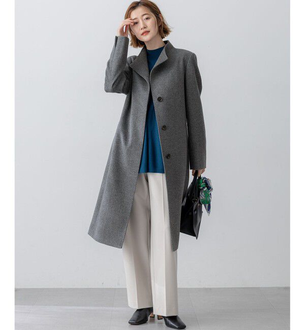 23区「ウールカシミヤビーバー スタンドカラー  コート」|その他|