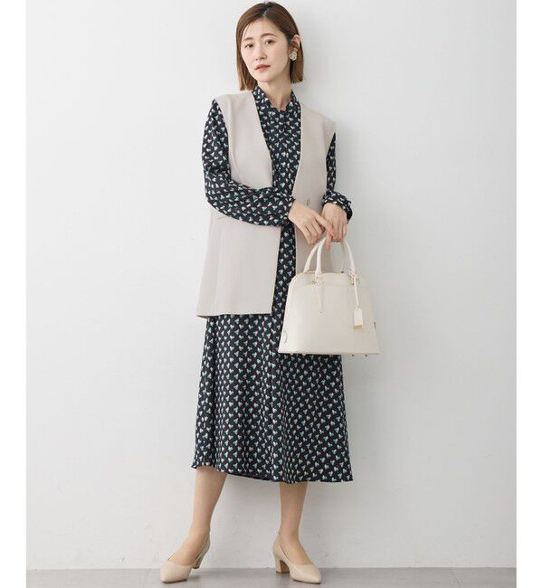 23区「【セットアップ対応/洗える】トリアセダブルジョーゼット ジレ」|その他|