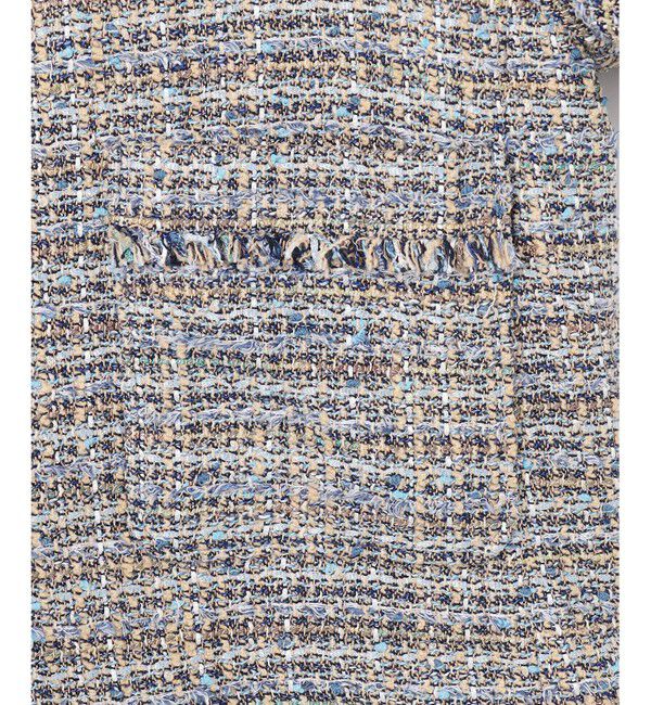 23区「GIOLICAツイード ノーカラー ジャケット」|その他|