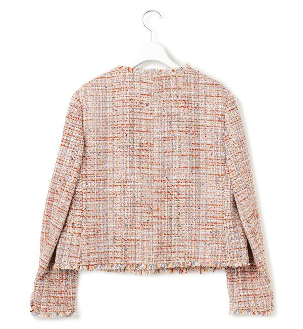 23区「GIOLICAツイード ノーカラー ボタン ジャケット」|その他|