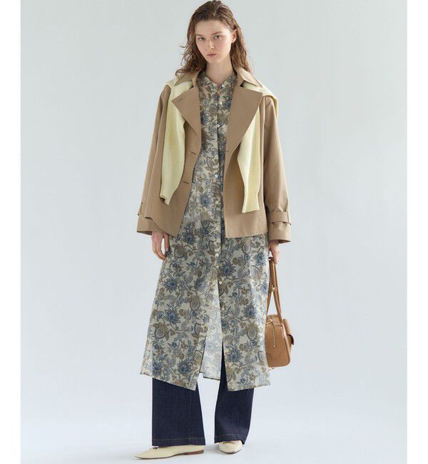 23区「エアータンブラー TCギャバジン ハーフ コート」|その他|