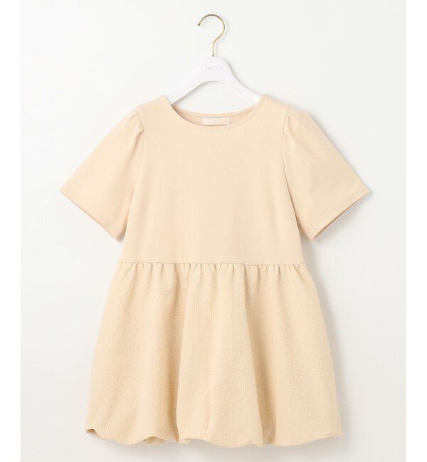 ANY SIS「【洗える】コンビネーションペプラム チュニック」|Tシャツ・カットソー|