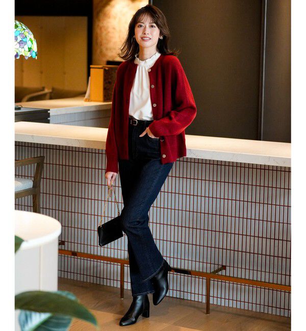 ANY SIS「【前後着用可能】Airニット カーディガン」|カーディガン|