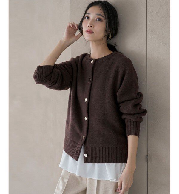 ANY SIS「【前後着用可能】Airニット カーディガン」|カーディガン|