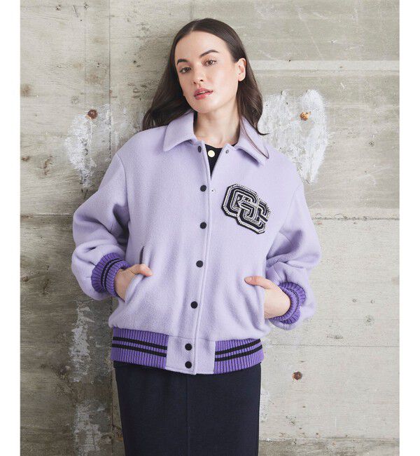 Grace Class「バーシティembジャケット」|その他|パープル