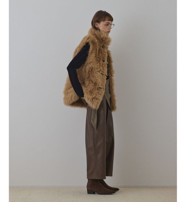  「URBANCODE 衿付きジレ」|その他|キャメル