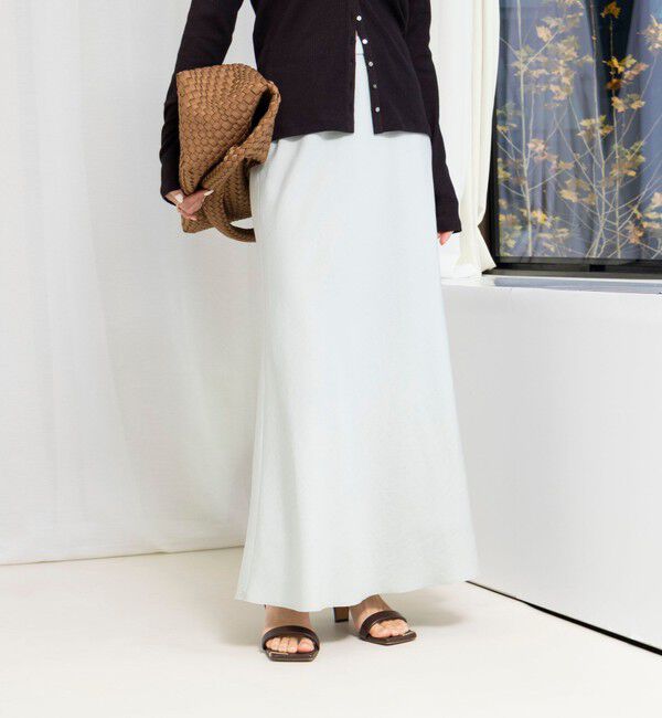 NOLLEY'S「ウォッシャブルセルロースバイヤススカート」|スカート|