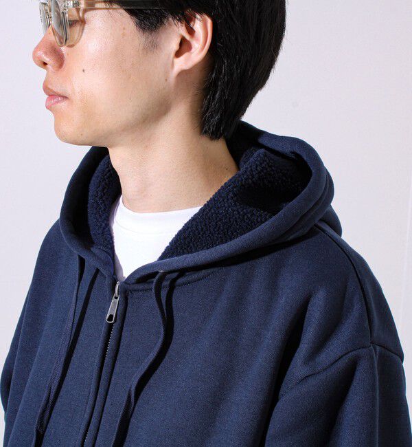 GLOSTER「【カルボアシリーズ】UNISEX ワイドジップパーカー」|パーカー|