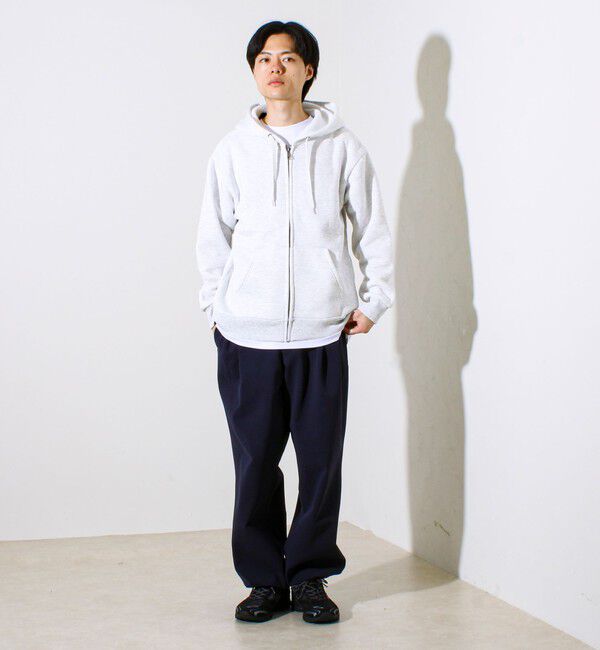 GLOSTER「【カルボアシリーズ】UNISEX ワイドジップパーカー」|パーカー|