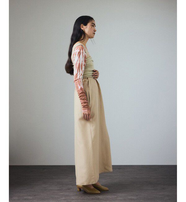 SALON adam et rope'「[25SS]GENTLE SILKノースリーブワンピース【セットアップ対応】」|ワンピース|