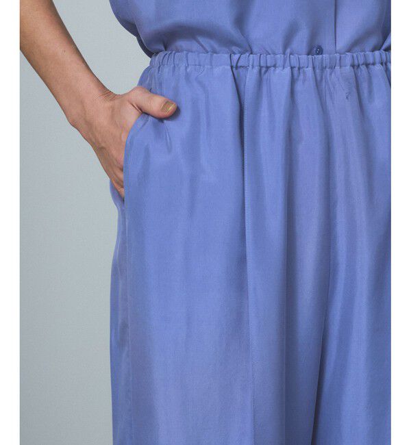 SALON adam et rope'「[25SS]GENTLE SILK パンツ【セットアップ対応】」|チノ|