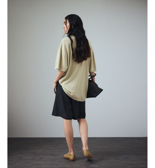 SALON adam et rope'「[25SS]GENTLE SILKショートパンツ【セットアップ対応】」|チノ|