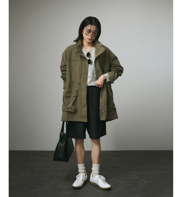 SALON adam et rope'「[25SS]GENTLE SILKショートパンツ【セットアップ対応】」|チノ|