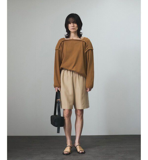 SALON adam et rope'「[25SS]GENTLE SILKショートパンツ【セットアップ対応】」|チノ|