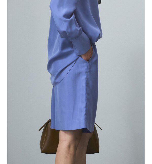 SALON adam et rope'「[25SS]GENTLE SILKショートパンツ【セットアップ対応】」|チノ|