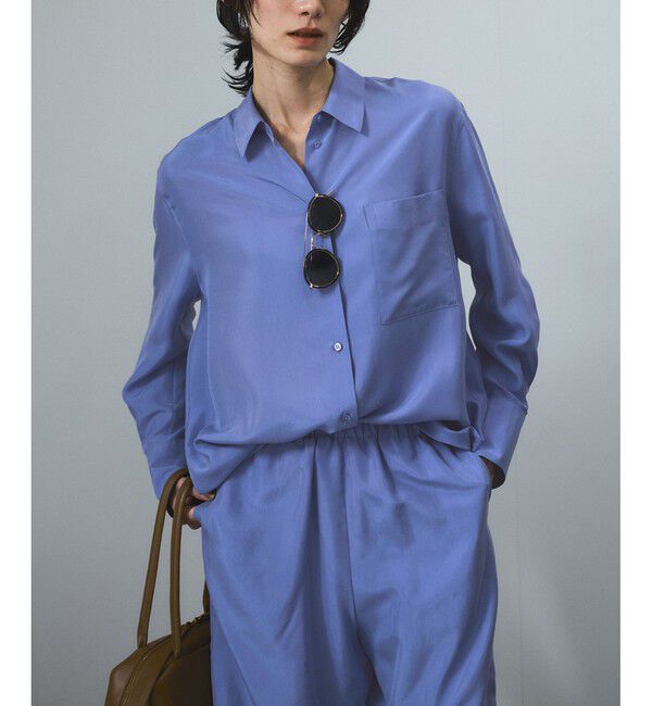 SALON adam et rope'「[25SS]GENTLE SILK シャツ【セットアップ対応】」|シャツ・ブラウス|