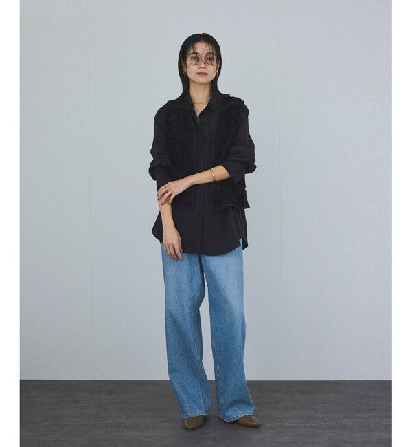 SALON adam et rope'「[25SS]GENTLE SILK シャツ【セットアップ対応】」|シャツ・ブラウス|