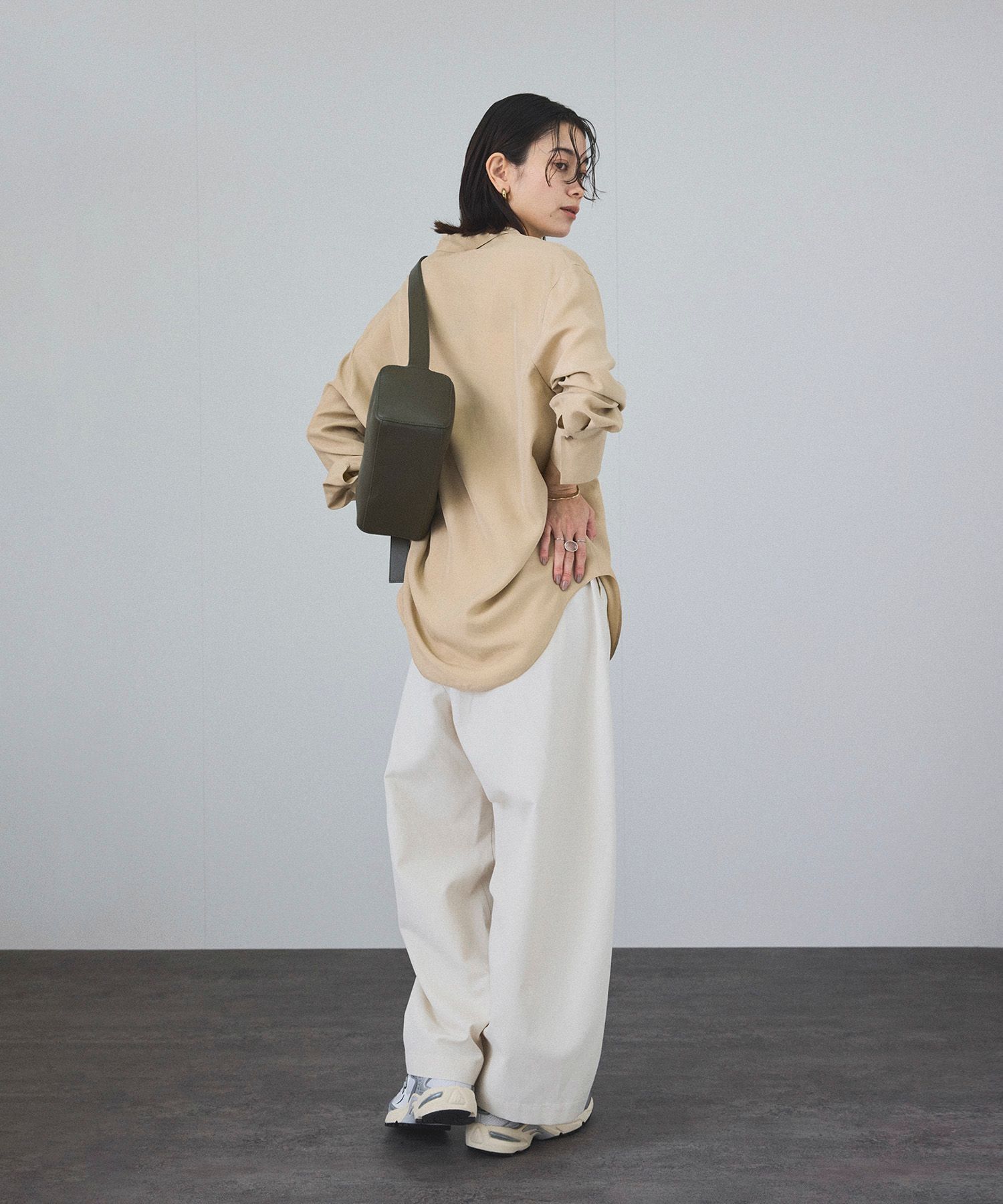 SALON adam et rope'「[25SS]GENTLE SILK シャツ【セットアップ対応】」|シャツ・ブラウス|