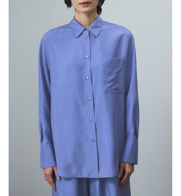 SALON adam et rope'「[25SS]GENTLE SILK シャツ【セットアップ対応】」|シャツ・ブラウス|