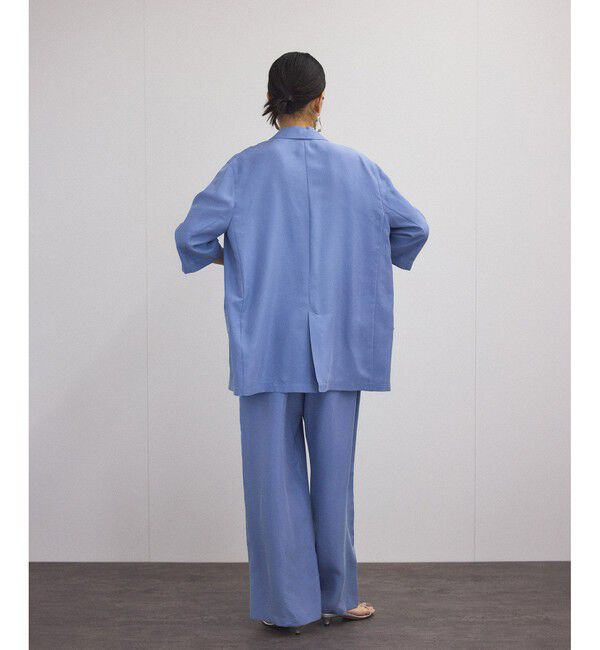 SALON adam et rope'「[25SS]GENTLE SILK ハーフスリーブジャケット【セットアップ対応・洗える】」|シャツ・ブラウス|