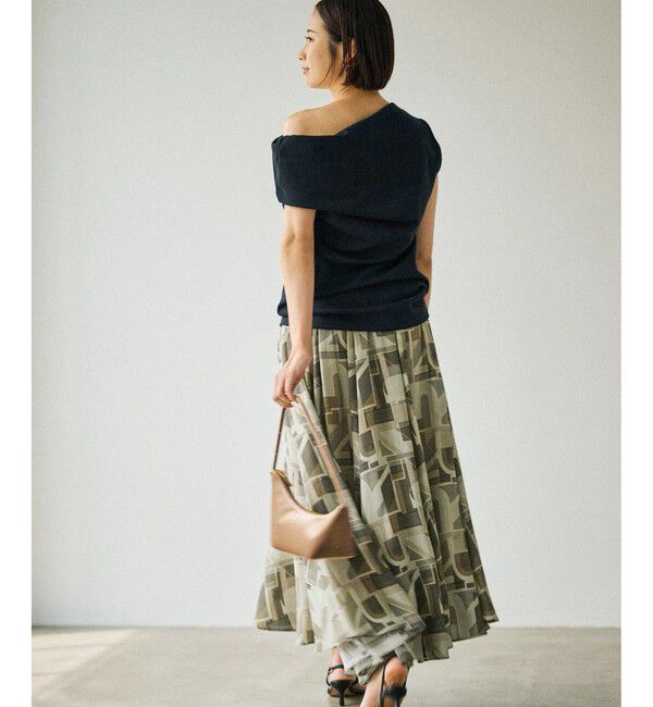 ROPE「アシメスウェットトップス」|Tシャツ・カットソー|