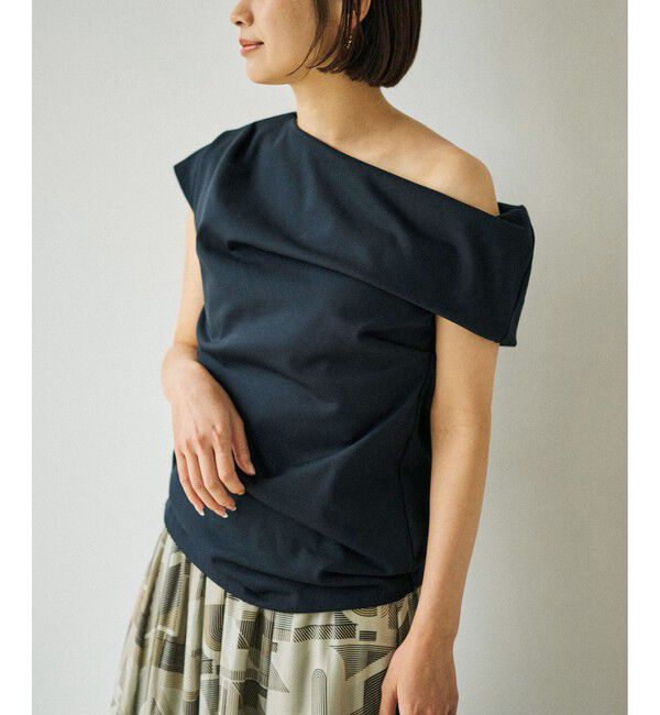 ROPE「アシメスウェットトップス」|Tシャツ・カットソー|