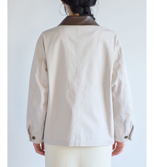 VIS「バイカラー衿カバーオール」|その他|