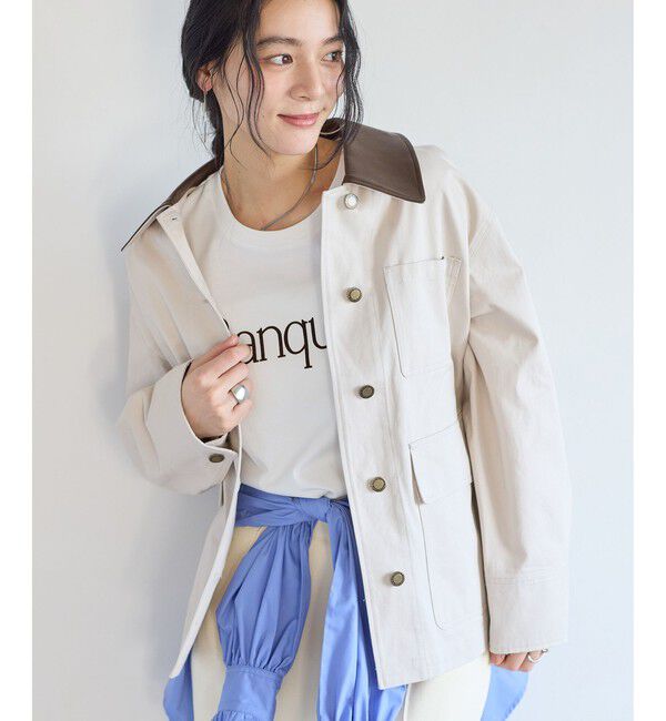 VIS「バイカラー衿カバーオール」|その他|