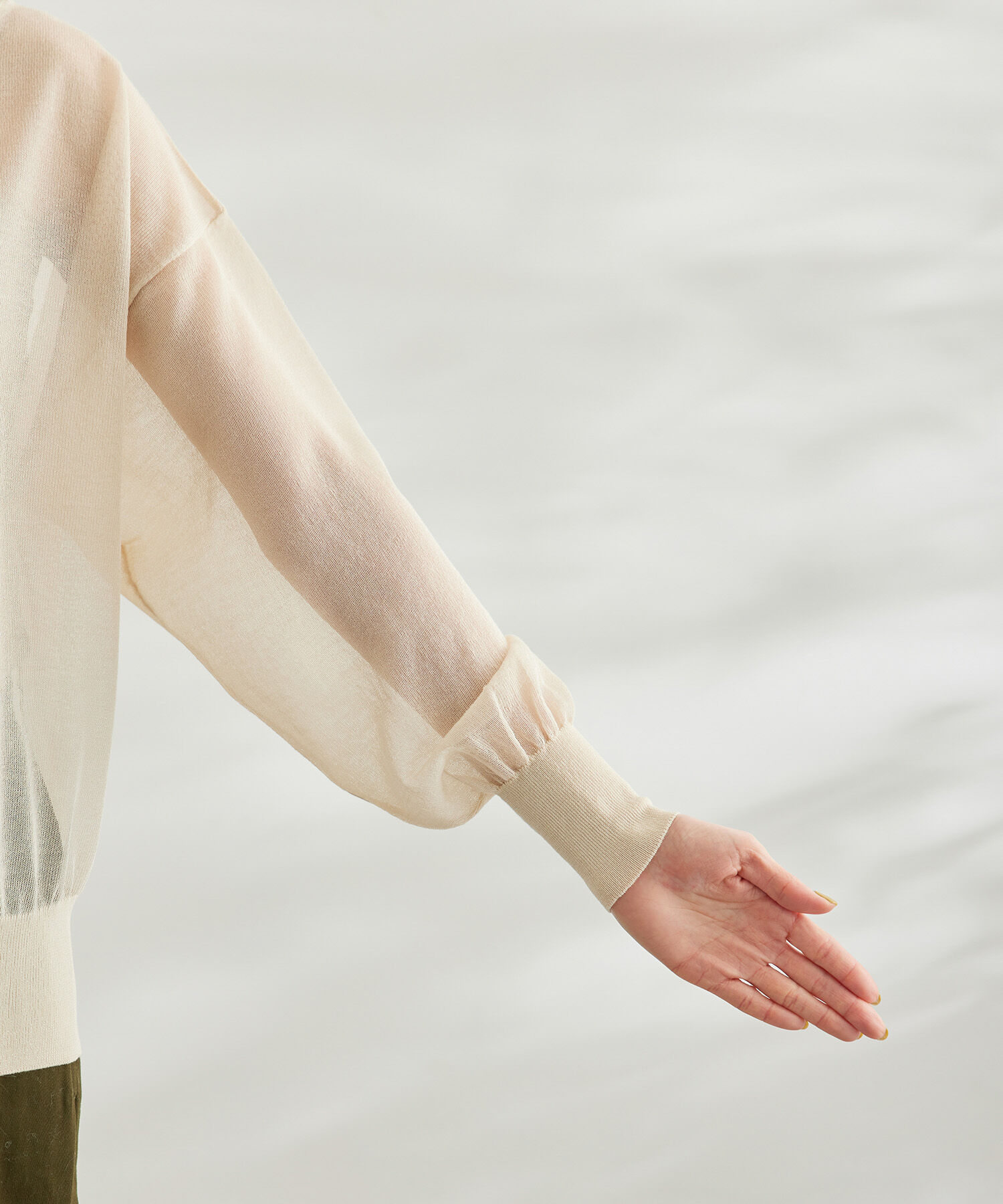 Rope&rsquo;Picnic「【WEB限定カラー:ピンク】2WAY/シアーカーディガン」|カーディガン|