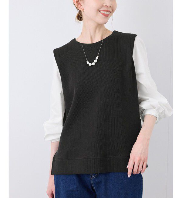 Rope&rsquo;Picnic「布帛コンビプルオーバー」|Tシャツ・カットソー|クロメイン