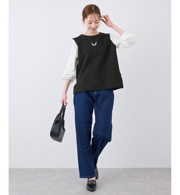 Rope&rsquo;Picnic「布帛コンビプルオーバー」|Tシャツ・カットソー|