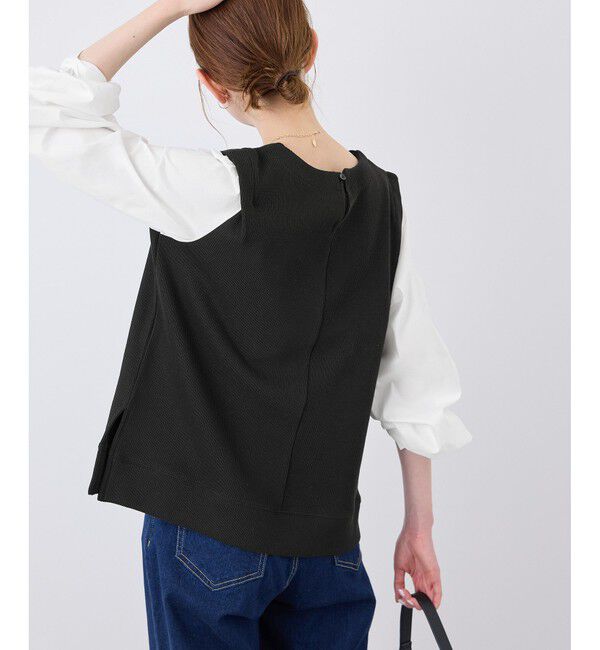 Rope&rsquo;Picnic「布帛コンビプルオーバー」|Tシャツ・カットソー|