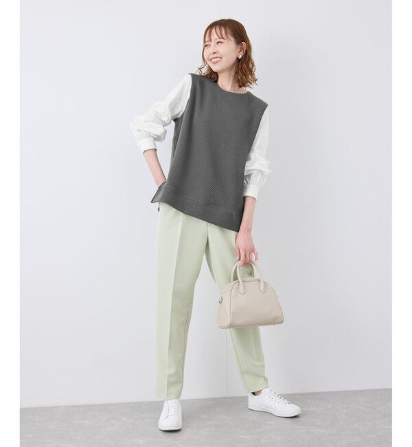 Rope&rsquo;Picnic「布帛コンビプルオーバー」|Tシャツ・カットソー|