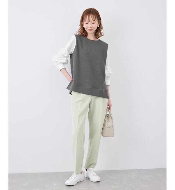 Rope&rsquo;Picnic「布帛コンビプルオーバー」|Tシャツ・カットソー|