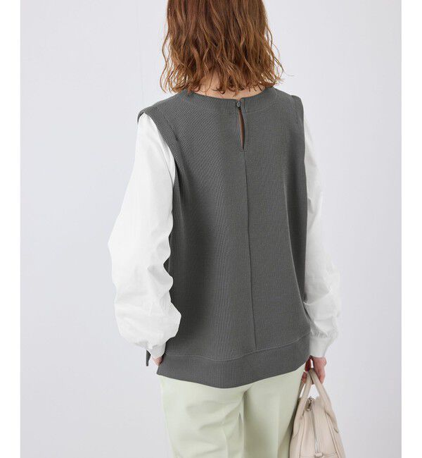 Rope&rsquo;Picnic「布帛コンビプルオーバー」|Tシャツ・カットソー|