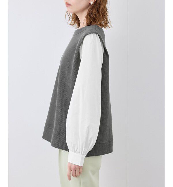 Rope&rsquo;Picnic「布帛コンビプルオーバー」|Tシャツ・カットソー|