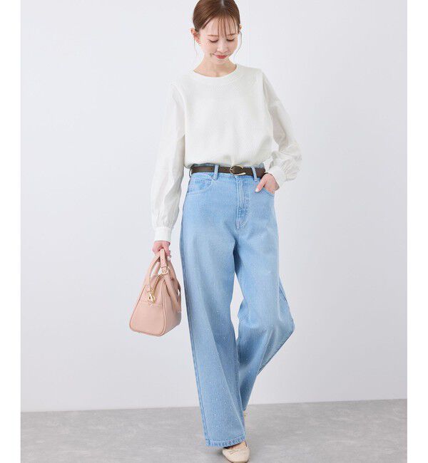 Rope&rsquo;Picnic「布帛コンビプルオーバー」|Tシャツ・カットソー|