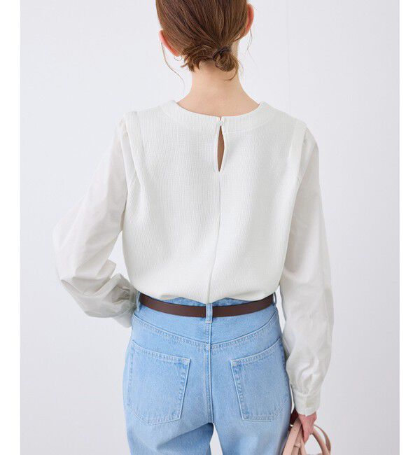 Rope&rsquo;Picnic「布帛コンビプルオーバー」|Tシャツ・カットソー|