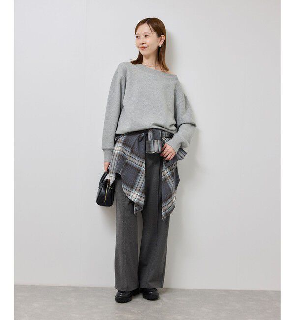 Rope&rsquo;Picnic「ジャージーワイドパンツ」|チノ|